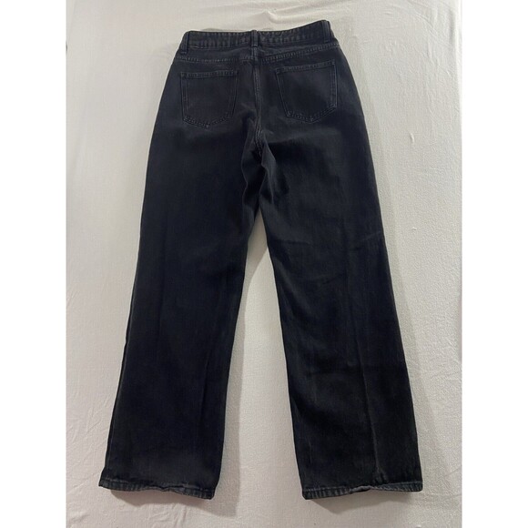 RUMWE Jeans Womens Large12-14 Black Graphic Print unique Gangsta Hip Hop Rare - Picture 5 of 11